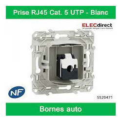 SHNEIDER PRISE ODACE BLANC RJ45