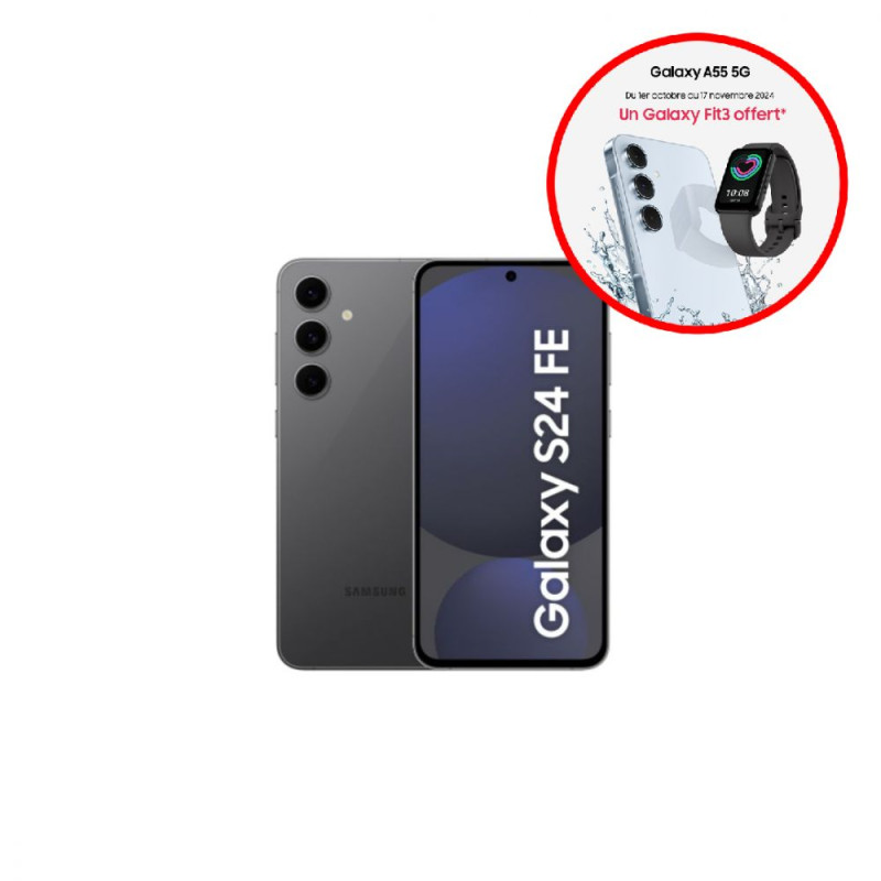 Smartphone Galaxy S24FE 5G Graphite 8 Go 128 Go Android 14 WIFI6