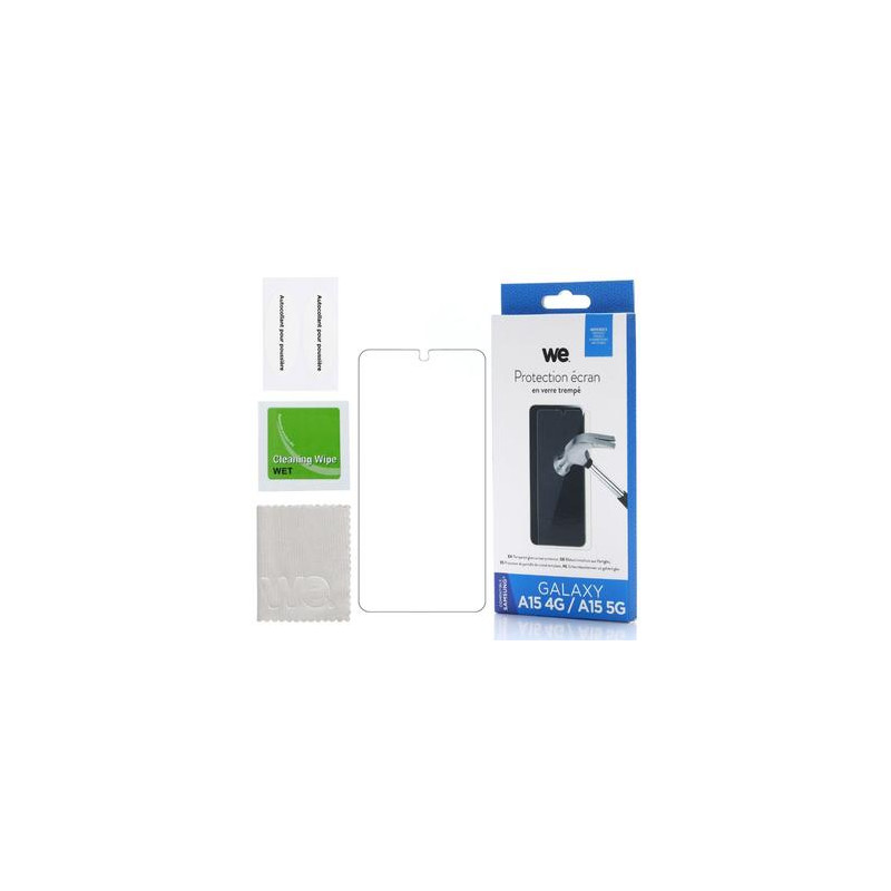 WE Verre trempé SAMSUNG GALAXY A15 5G Protection écran anti r