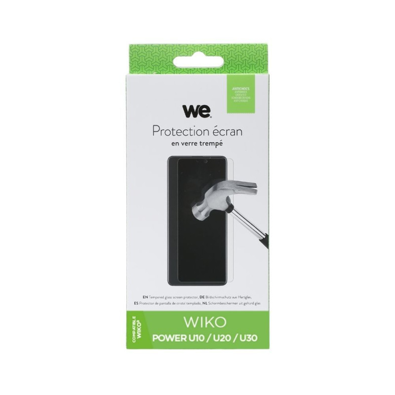 WE Verre trempé WIKO POWER U10 U20 U30 Protection écran a