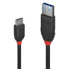 Câble USB 3 2 Type A vers C 10Gbit s Black Line 0 5m