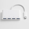 Hub USB C 4 ports USB 3 0 pour PC PC portable et MacBook